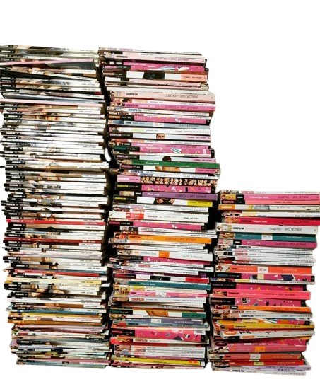 magazine pile